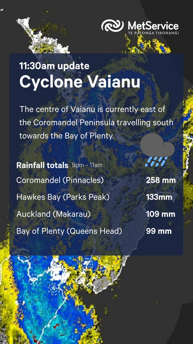 MetService NZ tweet media