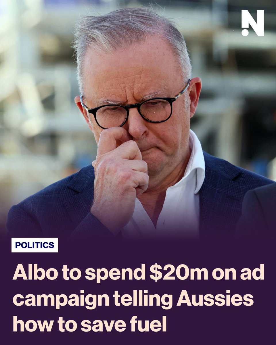 thenightlyau's tweet image. Australian motorists are being encouraged to conserve fuel and drive less in a multimillion-dollar advertising campaign launched in response to the energy crisis. thenightly.com.au/business/fuel-…