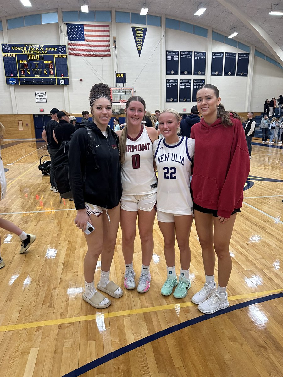 MinnStWBB's tweet photo. Future Mavs representing at MN All-Star weekend! Next stop ➡️ Mankato 😈🤘@MNgbballAllStar https://t.co/IC0KEJl4Vq