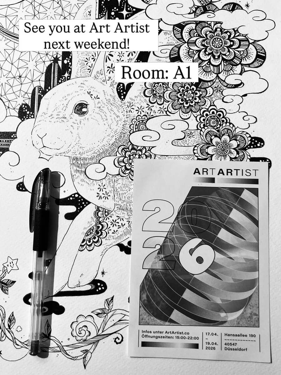 8ppy_taeko's tweet image. Join us at the art exhibition “ART ARTIST” 

📍 Hansaallee 190, 40457 Düsseldorf, Germany 
📅 17–19 May 2026 (Fri–Sun) 
⏰ 15:00–22:00 

We will be exhibiting as the group 
“Kawaii in Deutschland”

#artartist #artfair #düsseldorf #illustration #kawaii