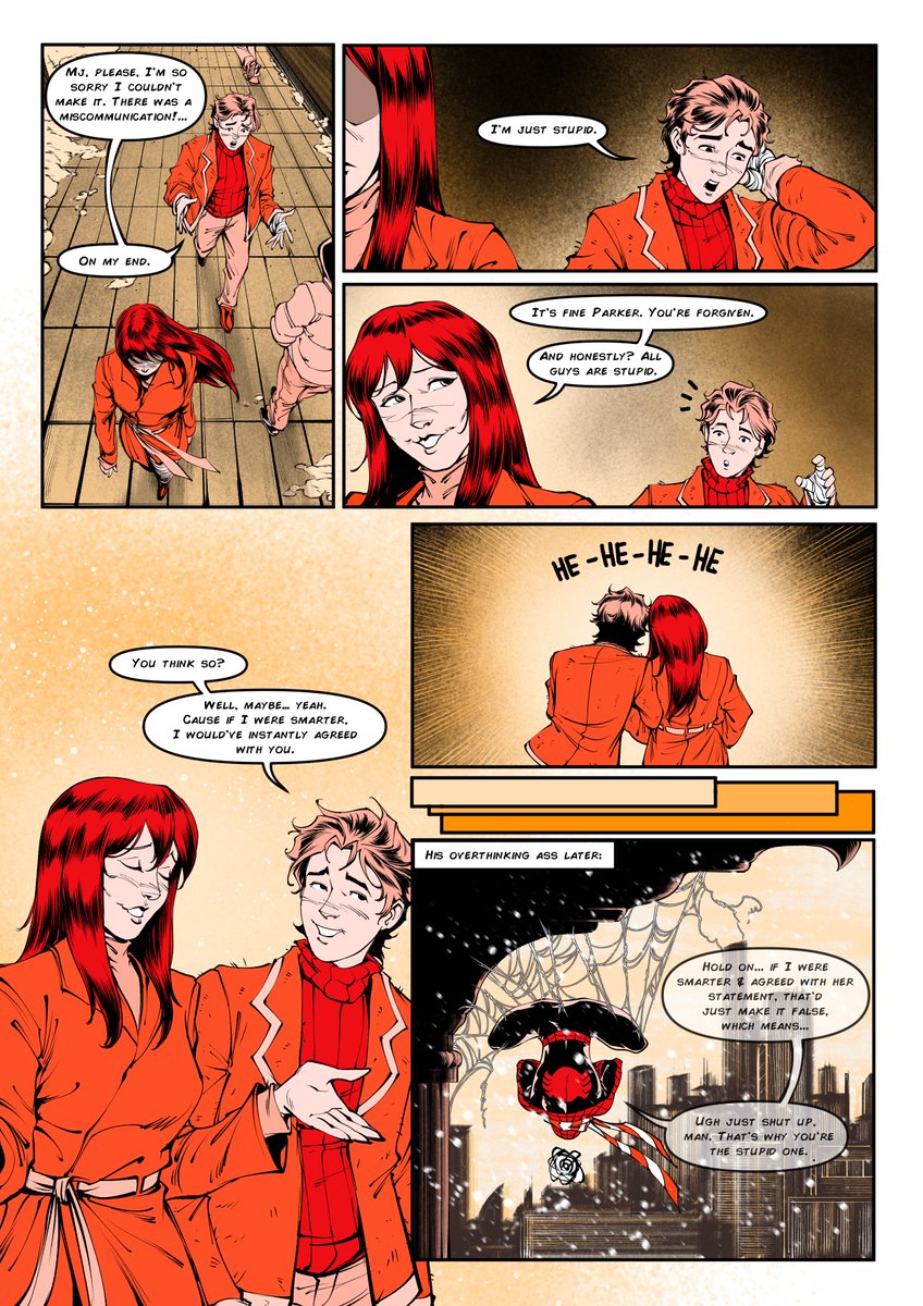 Peter Parker and his overthinking ass