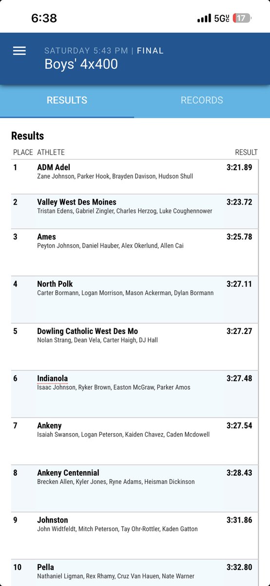 NP Boys Track & Field tweet media