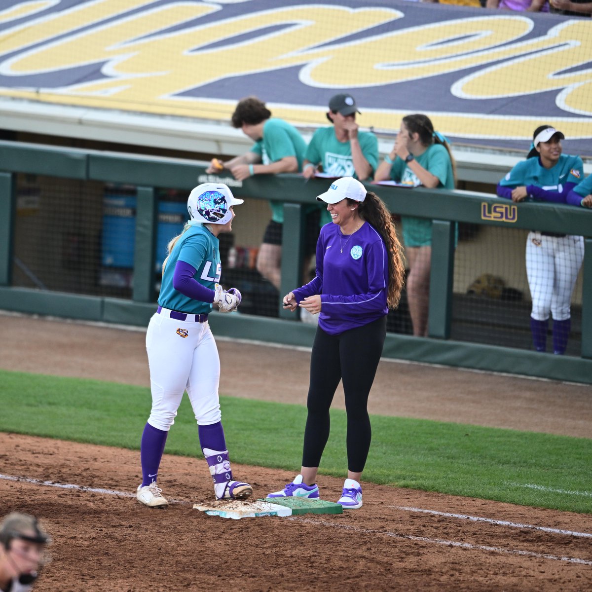 LSUsoftball's tweet image. keeping it geauxing 🔂