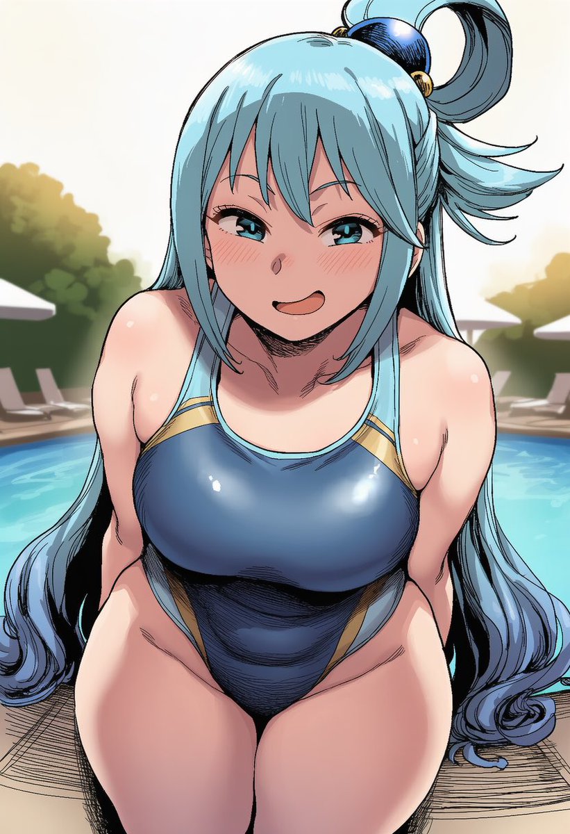 chamu112233's tweet photo. アクア(このすば)
#AIart #AIイラスト #SFW #SFWillustration #fanart #ファンアート https://t.co/7XUb4ri7xD