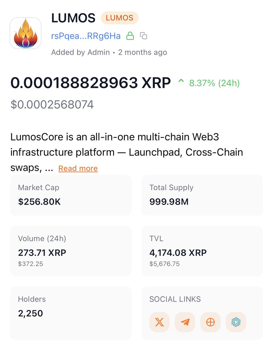 LumosCore tweet media