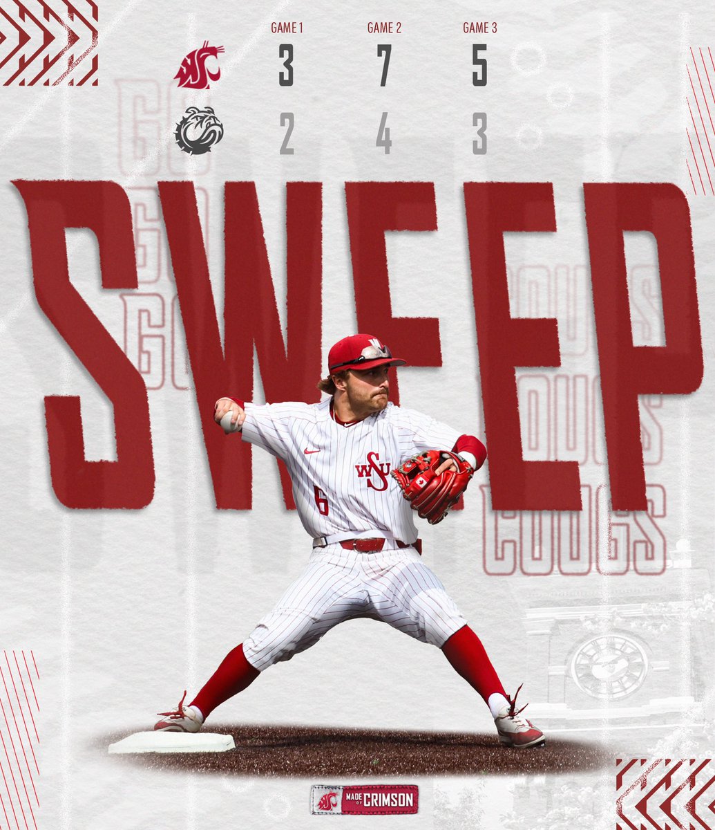 🧹 🧹 🧹 
#GoCougs | #MadeOfCrimson