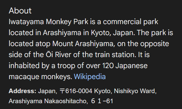 Atomosophere's tweet photo. @Darkpuppey for a rhythm game suggestion, akihabara is gonna make you happy, but honestly any major city will have everything you could want! But definitely prioritize akihabara

for general suggestion: Kyoto has a park where monkeys are straight up hanging out

Shiroishi has a fox village https://t.co/c6PImlTQIC