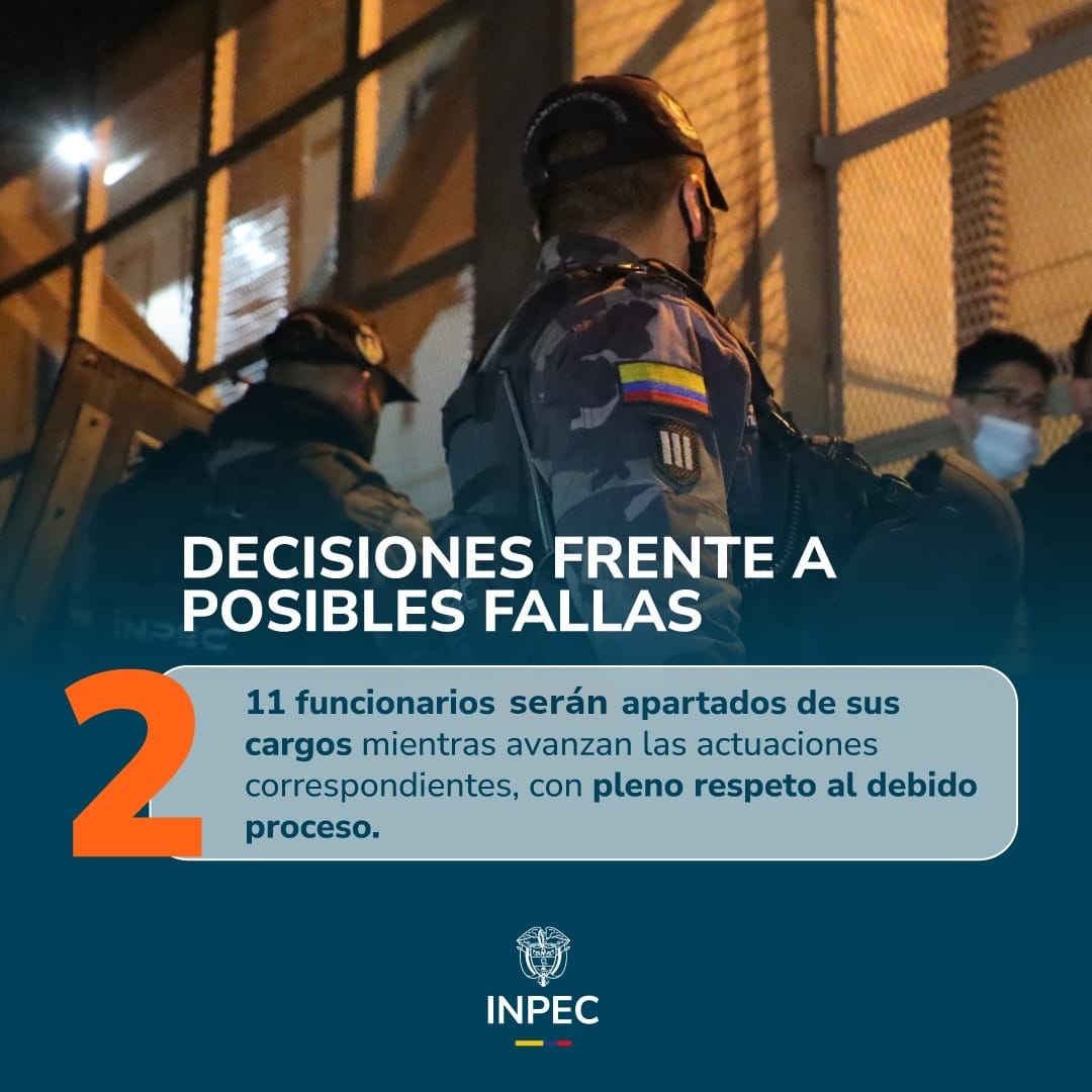 INPEC_Colombia's tweet photo. ❌ CERO TOLERANCIA A LA CORRUPCIÓN.
Desde el #INPEC se mantiene el control permanente e invitamos a la ciudadanía a denunciar. 👇🏻 https://t.co/kPLWp9ux5f