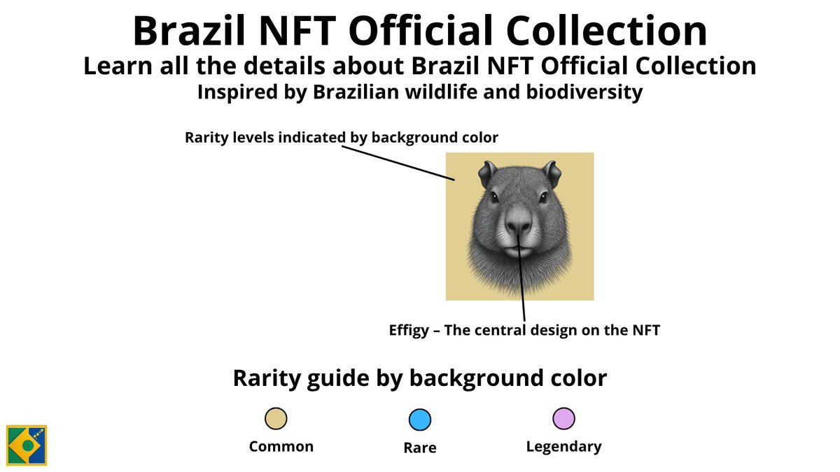 BrazilPfp's tweet photo. ๐ง๐ท Brazil NFT Official Collection is now in development!
PFP collection inspired by Brazilian wildlife, with clean negative style and rarity levels by background color.
Early supporters will have special benefits.
More updates coming soon! ๐
#BrazilNFT #NFTCollection #Brazilian https://t.co/sQthAnvxUl