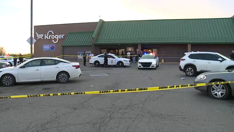 A man was shot this evening in the parking lot of an Indianapolis Kroger  over Pokemon cards. Police were called to the store in the Twin Aire  neighborhood a little before 7.