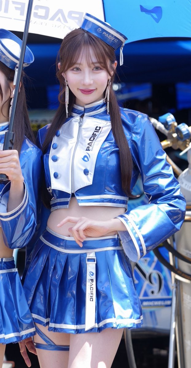 kitaharaarisa_'s tweet image. おはよ〜〜✨(*^o^*)
今日も暑ついね🥹🌼

9号車の応援をよろしくね😆🩵⚡️
 #pacific  #PacificFairies  #ウマ娘
  #SUPERGT