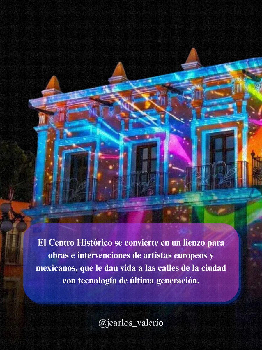 JCarlos_Valerio's tweet image. #Puebla se ilumina con el #GlowFest 2026. ✨ Conoce los puntos del Centro Histórico que se llenarán de #arte digital hasta el 19 de abril. 🏙️🎨 ¡Una #experiencia única en #Latinoamérica!