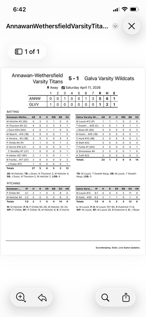 Titan Baseball tweet media