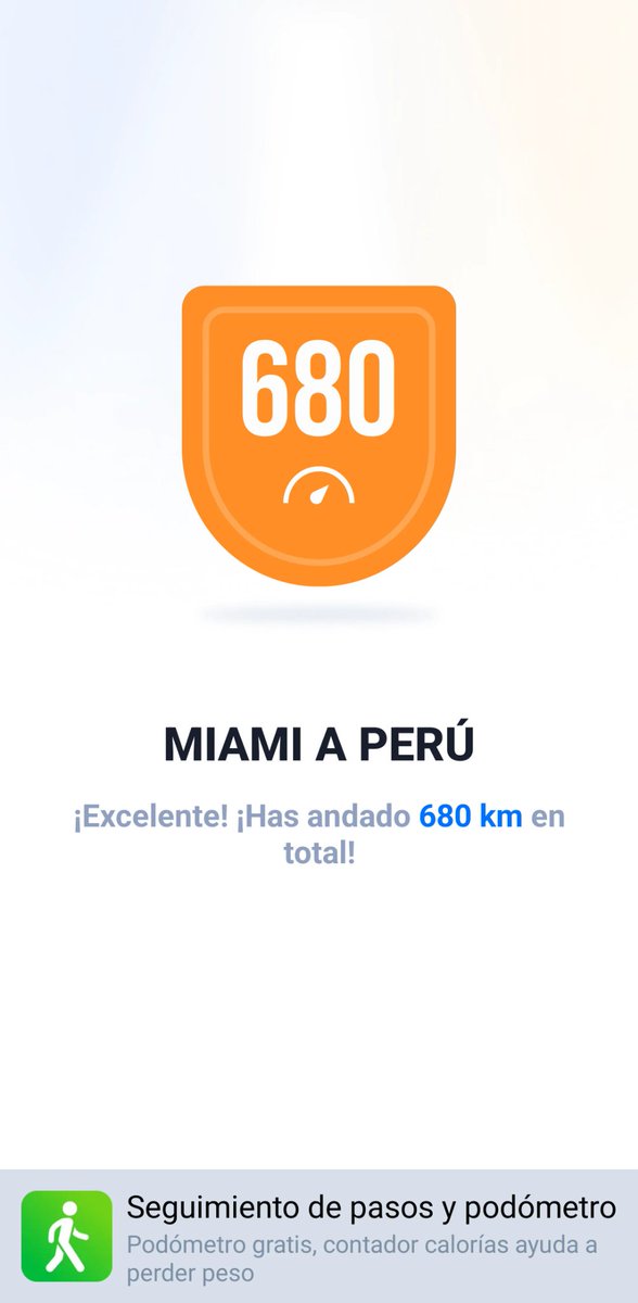 Ufff... esta aplicación me dice que he andado esa distancia.  En apenas 4 meses que la instalé. 
#running #marathon #caminar