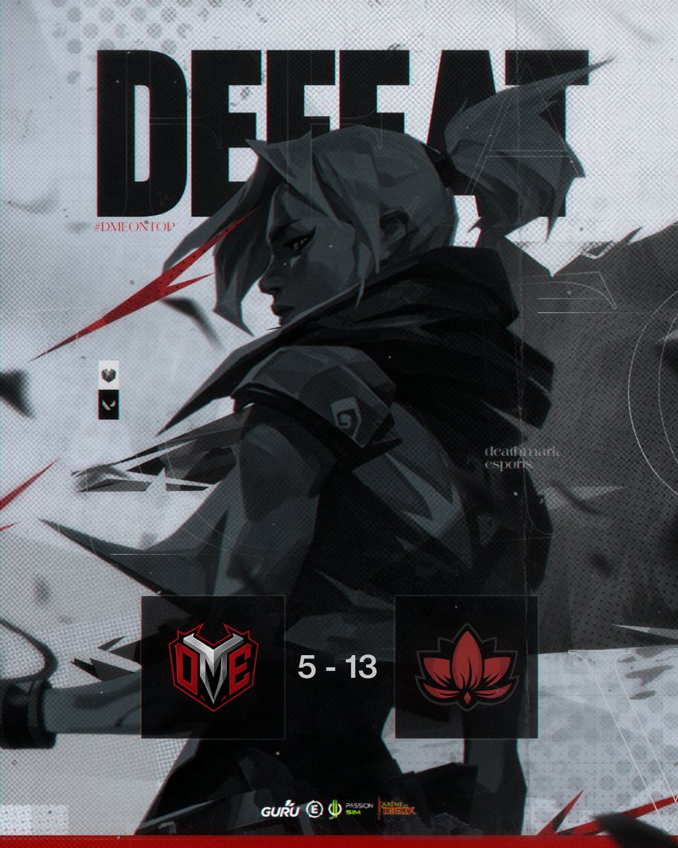 DeathMarkEsport's tweet photo. Tough loose against Rosoideae 5-13. They came in undefeated for a reason.

But it's not over. One more to go.

⚔️Match 2 — 9:15 PM

Heads up, reset, lock in. We go again. https://t.co/RM91qJlDnC