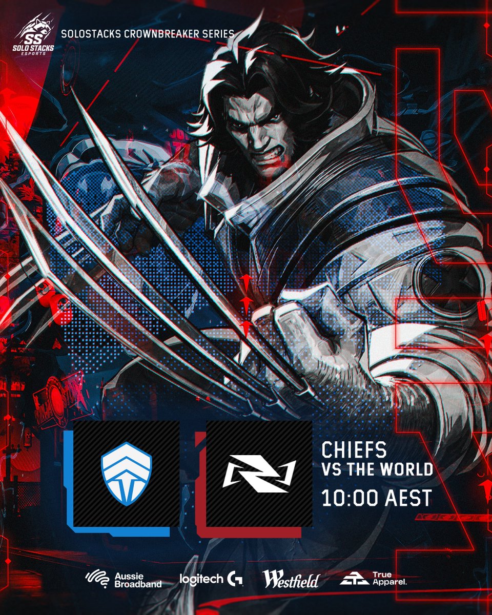 ChiefsESC's tweet photo. Anyone Fancy a cheeky tourny run? ☕

Our Marvel Rivals team takes on @SoloStacksGG's Crownbreaker Series. #OneAboveAll stands in our way first🤺

🕙10:00 AEST
📺https://t.co/kNhWarkKS3

#WeAreChiefs🛡️ | #CHFWIN🛡️| #MarvelRivals https://t.co/vipCpZv4fl