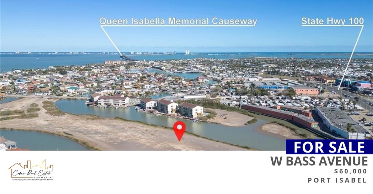 acobos12's tweet photo. Prime waterfront lots in Port Isabel offering stunning views &amp; the freedom to build exactly what you want. Two lots available and ready for your big ideas.

.
Creating Opportunities for Buyers Or Sellers! 
📱 (956) 802-1982
🌐 acob... https://t.co/yidsVQJ5U5 https://t.co/R2EAvDEIPM