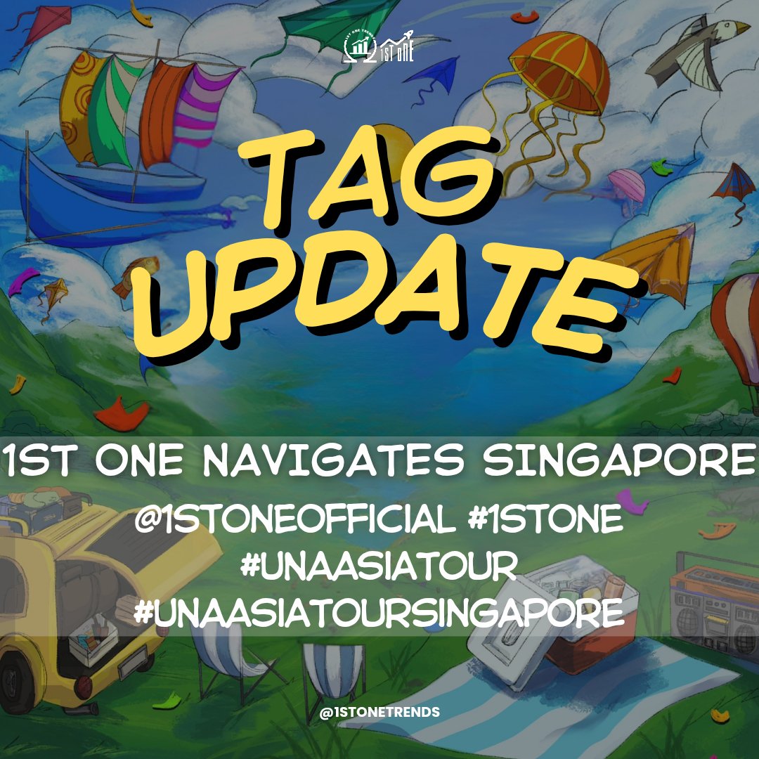 1stOneTrends's tweet photo. TAG UPDATE

It's concert day! Let’s go all out, For One!

1ST ONE NAVIGATES SINGAPORE
@1stOneOfficial #1stOne
#UNAAsiaTour
#UNAAsiaTourSingapore https://t.co/TBahazvffd