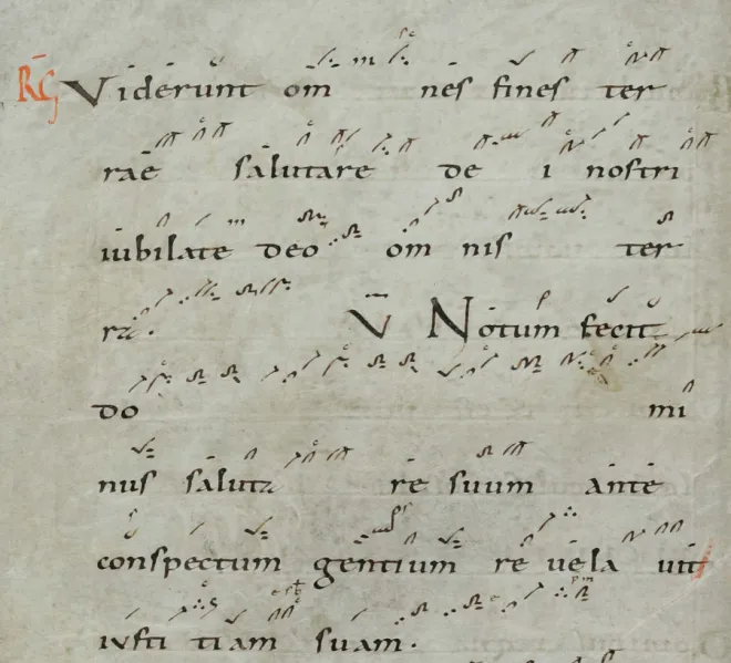 SarahBlick3's tweet image. #MedievalPunctuation Early   Gregorian chant transmitted orally, was notated in the late C9-C10 to indicate melodic direction:  articulation, duration, &amp;amp; tempo. It was influenced by similar markings in manuscripts as most were read aloud. 🧵brianjump.net/2015/08/29/the…
