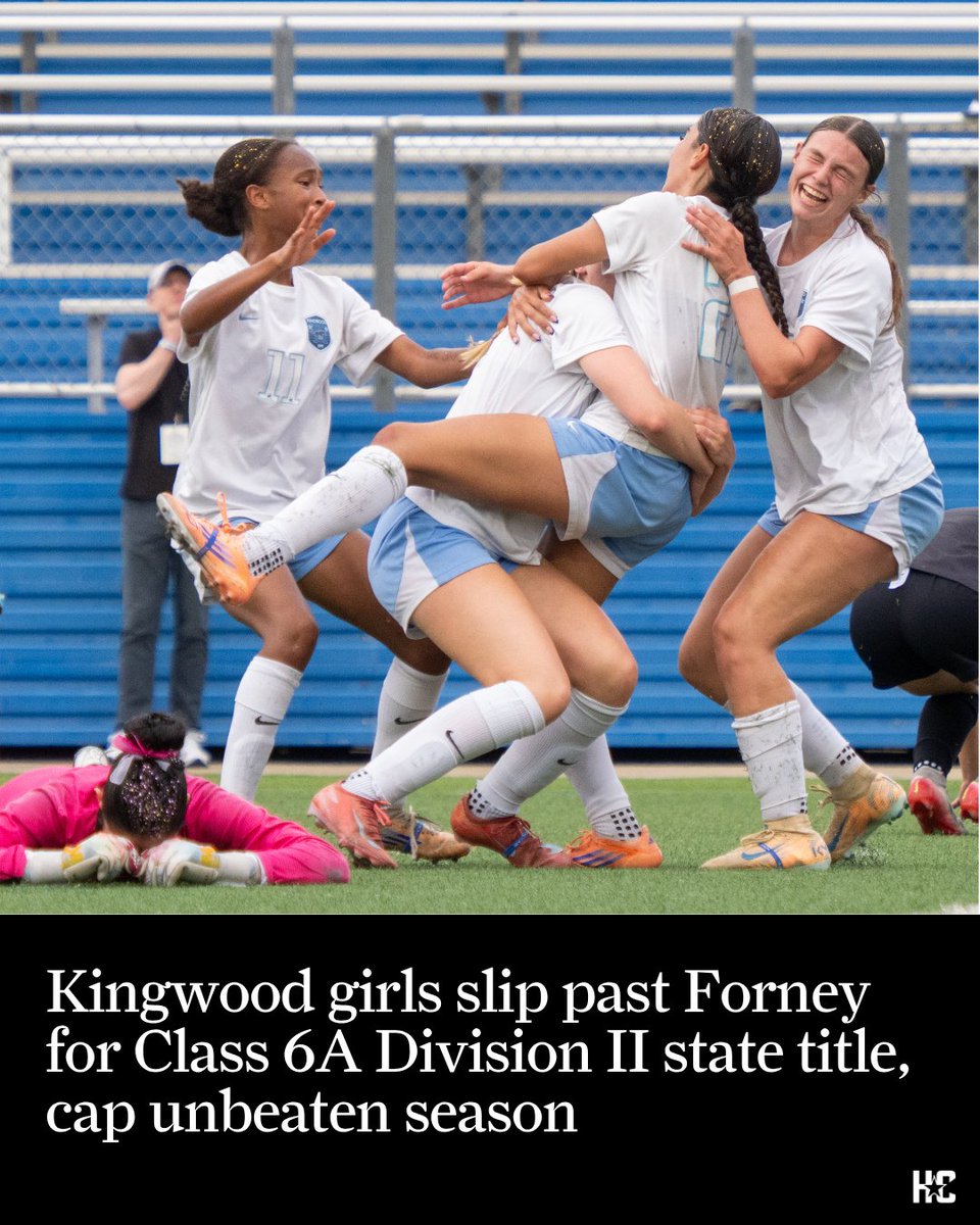 HoustonChron's tweet photo. Kingwood got a late goal to force overtime before winning on penalty kicks to cap the first unbeaten girls soccer season since 2018. https://t.co/Qzd1hlZRgF https://t.co/CfIKtBEhdL