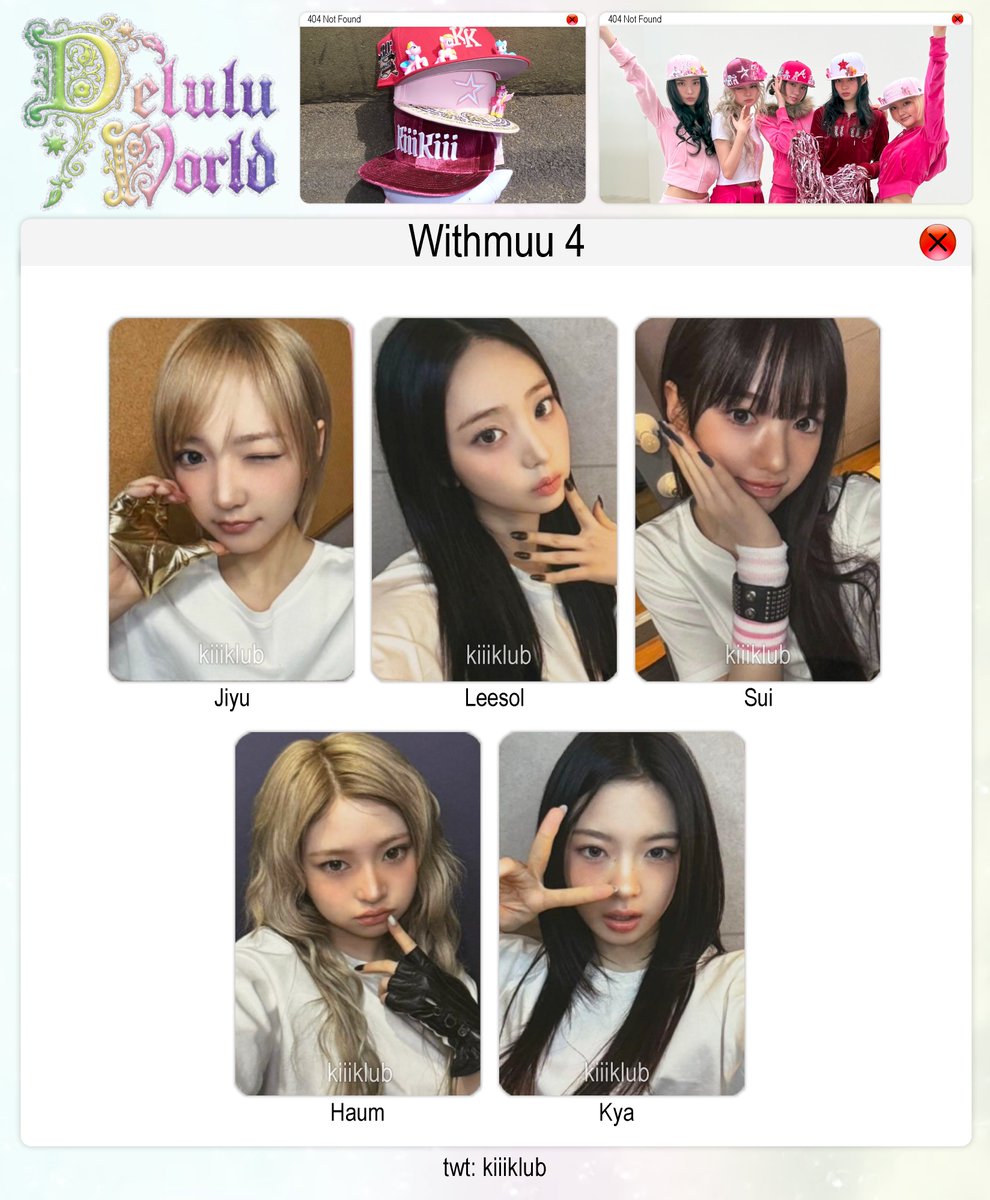 kiiiklub's tweet image. 🧢 kiiikiii delulu pack

ot5 photocard template

🗓️04.11.2026

Withmuu 4 &amp;amp; NY Music 1

4k in google drive

포카 리스트 키키 Jiyu 지유 Leesol 이솔 Sui 수이 Haum 하음  Kya 키야