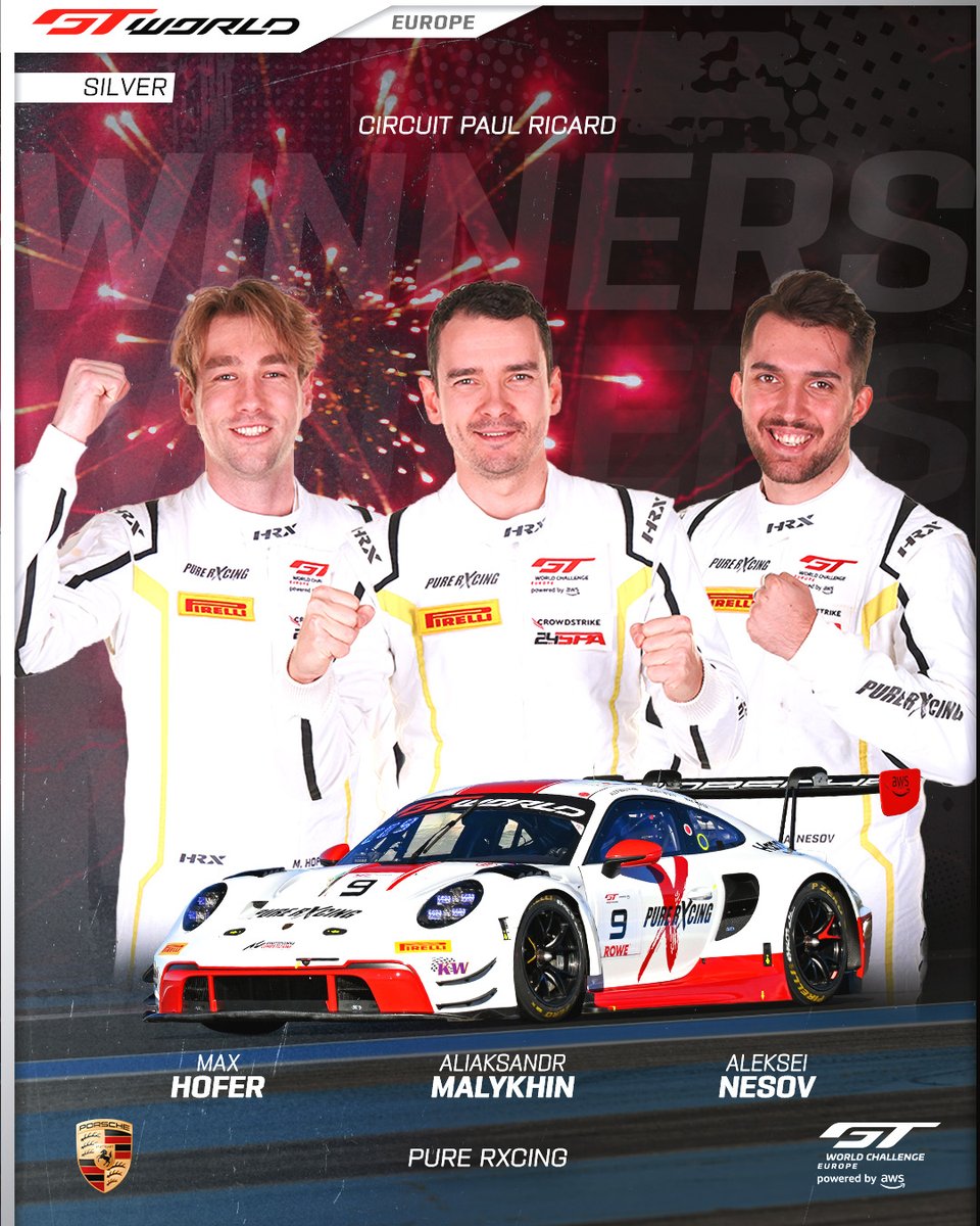 GTWorldChEu's tweet image. Congratulations to our class winners from Round 1! 🏆🍾

#GTWorld | #GT3 #Motorsport