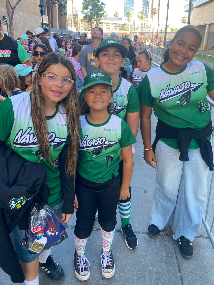 Navajo Softball in the house! Green Eggs and Slam <a href="/USASoftball/">USA Softball</a> <a href="/Padres/">San Diego Padres</a> <a href="/PadresSocial/">PadresSocial</a> <a href="/619Softball/">619Softball</a> <a href="/PetcoPark/">Petco Park</a> <a href="/NationPadres/">Padres Nation</a> <a href="/LosPadres/">Padres de San Diego</a> <a href="/espn/">ESPN</a> <a href="/MLB/">MLB</a> <a href="/MLBNetwork/">MLB Network</a> <a href="/MLBONFOX/">FOX Sports: MLB</a>