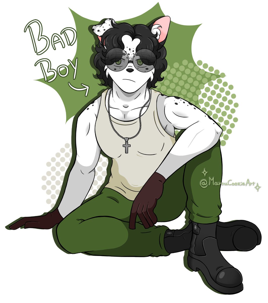 MartuCookieArt's tweet image. Batuque 🐶💢💚

Hace tiempo no dibujo a Batuque...Tenía 2 dibujos viejos de él y luego, lo rediseñe! 

#furryart #myoc #digitalart