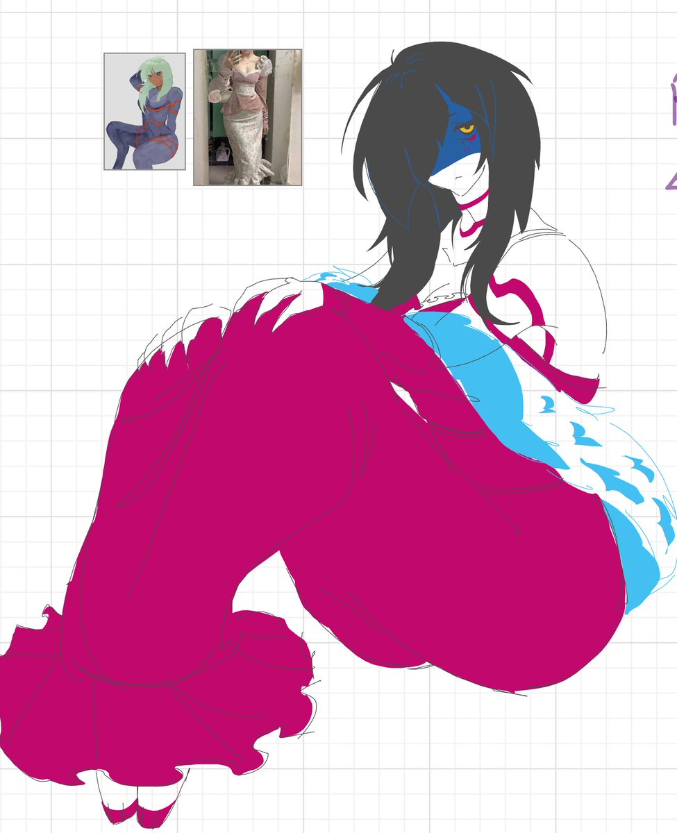 valefrinic's tweet photo. Anam doodle for today . Oc https://t.co/ppGGABJ47T