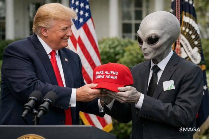 ErvelinDaniely's tweet photo. Best entry here guys !!!!
Don’t regret when we get to million mc
#magapump #maga #makealiensgreatagain https://t.co/9gBvm0Zhzp
