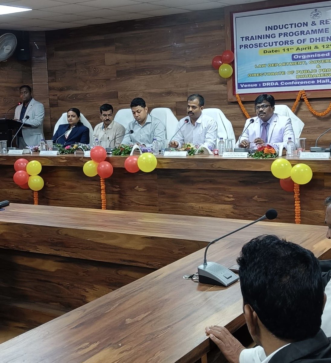 Privileged to host the induction and refresher training programme organized by Law Dept., Govt. of Odisha in collaboration with our Directorate of Public Prosecution, Odisha for non-cadre prosecutors of Dhenkanal.