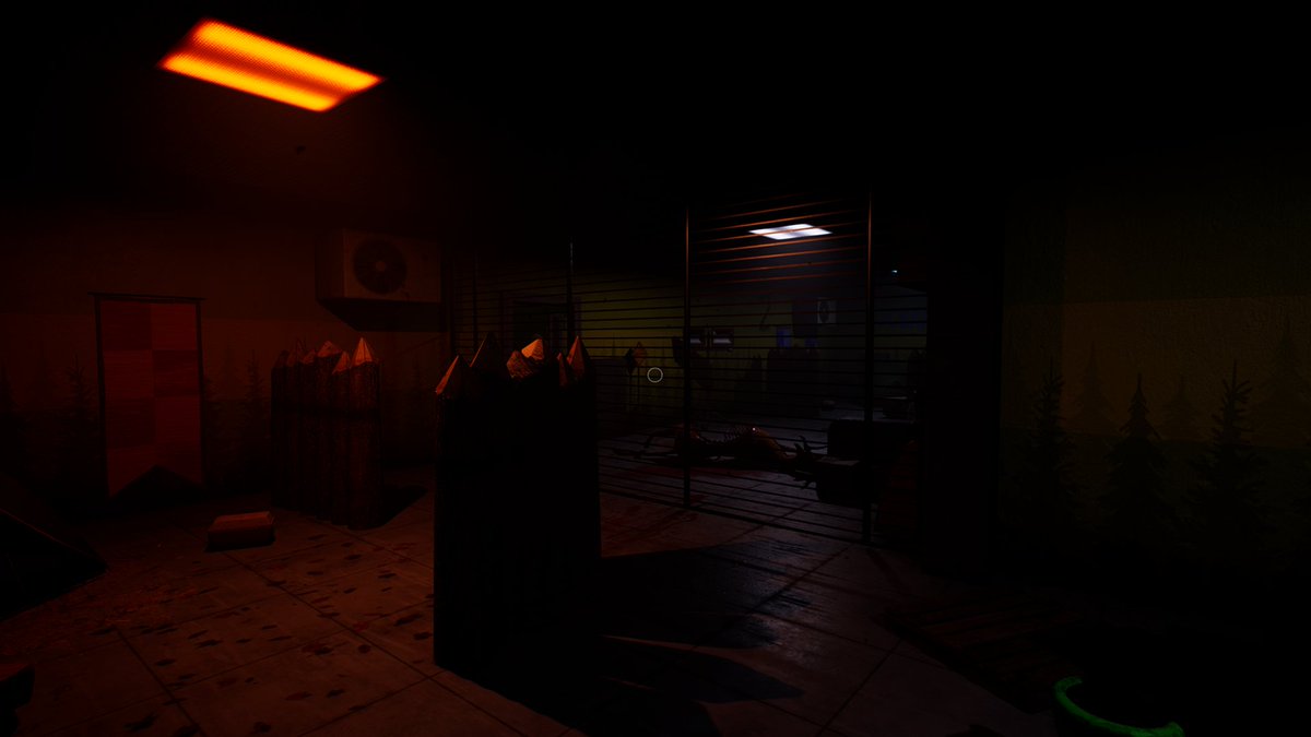 deadsignalteam's tweet photo. We’re working on a horror game set in an abandoned summer camp!

You play as Riley, a night guard trapped inside, piecing together what happened while something moves in the dark...

How are we feeling about the atmosphere so far? 👀
#CampHollow #HorrorGame #GameDev #HorrorGaming https://t.co/GWIUiTLaMn