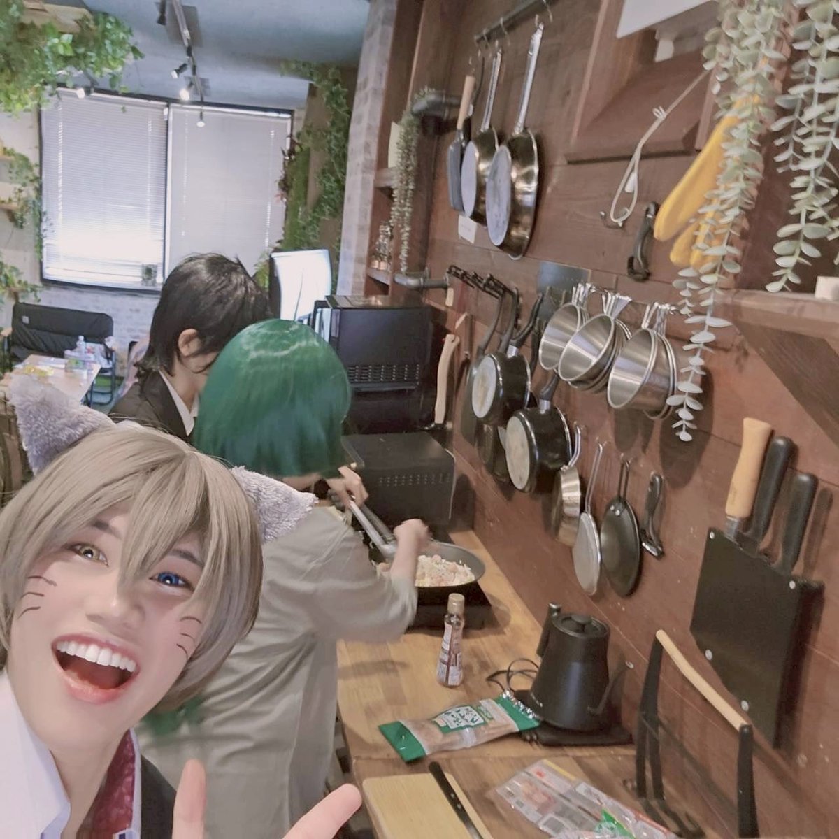 doukemono1's tweet photo. たこパ！②
#料理分担 #BBQ風 https://t.co/zfMWtjbzJH