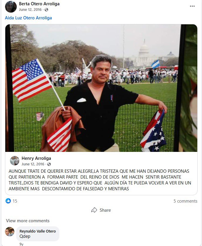 🚨🚨🚨 Estimada Comunidad Nicaragüense: 

Ante los señalamientos infundados que pretenden responsabilizar a activistas en Miami bajo el argumento de una supuesta persecución transnacional, que asevera el señor Félix Alejandro Maradiaga Blandón, nos dimos a la tarea de consultar a