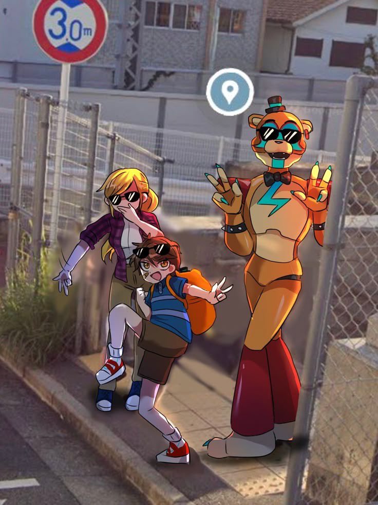 I love when people were drawing Gregory and Freddy in all kinds of memes it’s so cool ! I wish people do more like this #fnaf