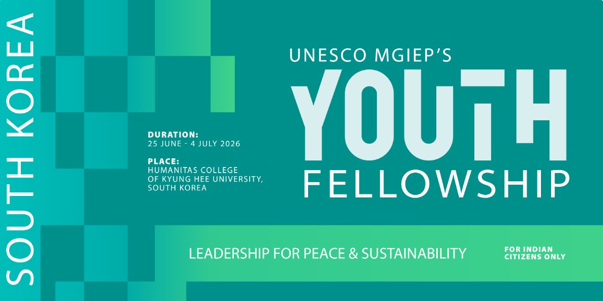 opportunitiesfy's tweet image. 🌍 UNESCO Youth Fellowship 2026
✈️ Fully funded
 🌏South Korea
 🧠Leadership &amp;amp; SDGs
📅 Deadline: April 25, 2026
🔗 Apply: wp.me/p23f03-kwq
💡 Tip: Show impact vision!
#Fellowship #Youth