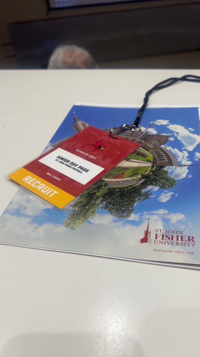 Ozembery77's tweet photo. Had an amazing experience today on campus at St.John Fisher University @SjfFootball for junior day!! Huge thanks to @CoachRabyJr , @Coach_Segala , @coach_foley1 and the rest of the Fisher staff for today.
Can’t wait to be back up on campus! https://t.co/iAel3CvmRi
