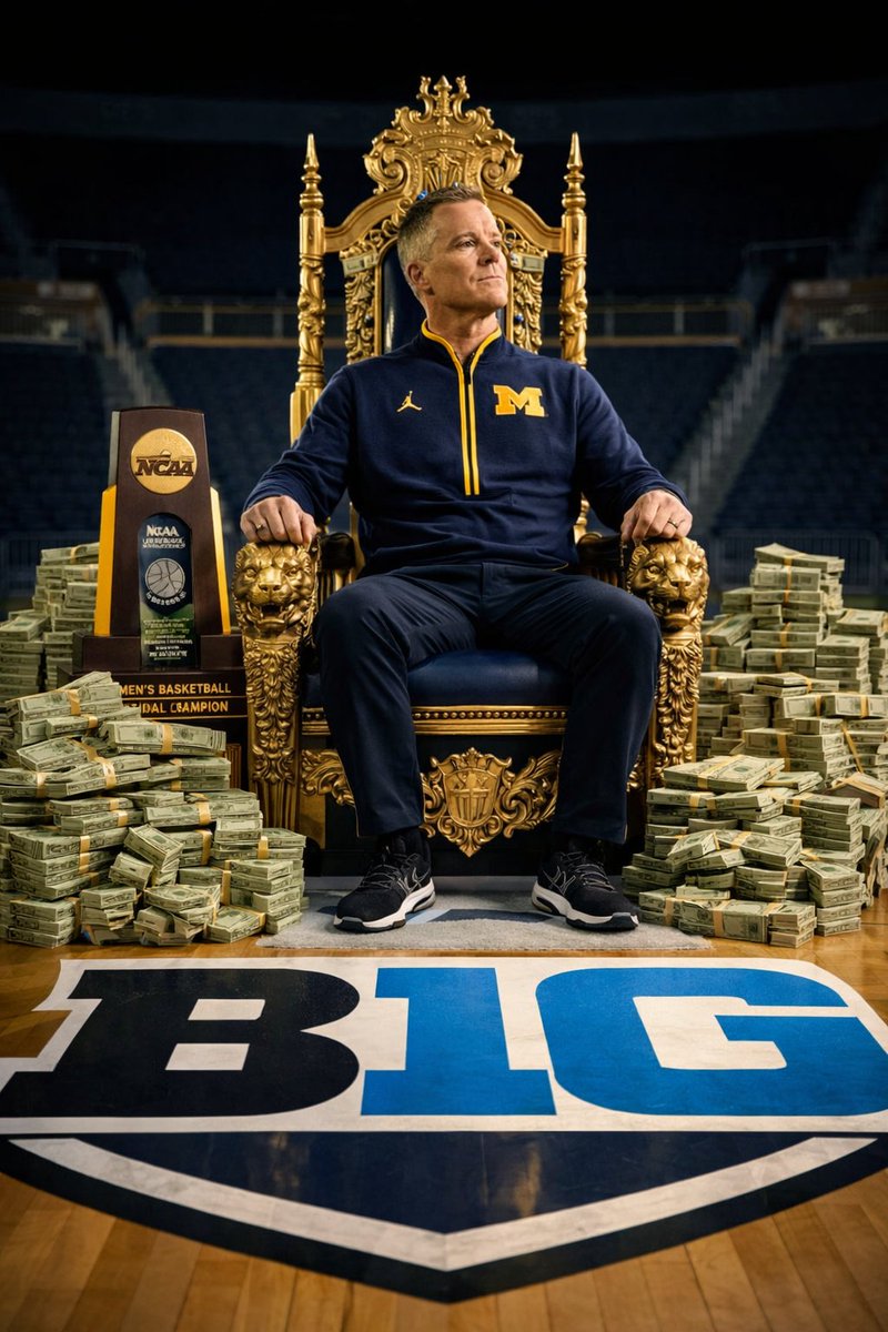 therick3745's tweet image. King of the BIG and the NCAA extended in Ann Arbor! #GoBlue #Michigan #NationalChamps