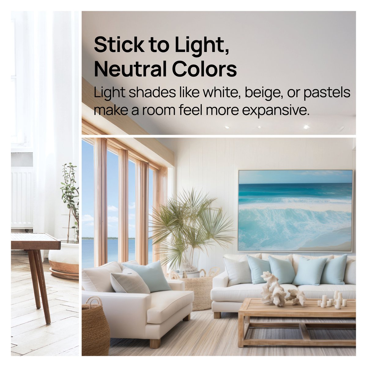 DMahoney1231's tweet photo. Small space, big potential! Mirrors, light colors, and multifunctional furniture can work wonders. Ready for more ideas? Let’s connect. #BHHS #HomeDesign #BHHSRealEstate #RealEstateAdvice #Renovations

**These images are intended for swipe posts, with multiple images grouped... https://t.co/44scgZoOga