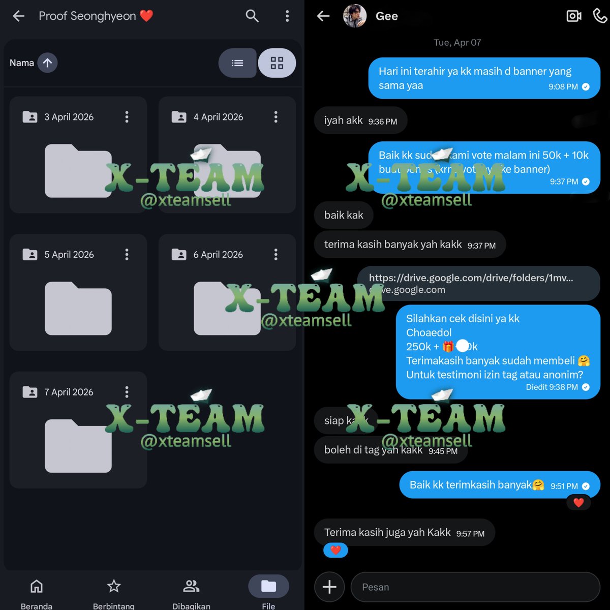 X-TEAM | Sell Kpop Votes tweet media