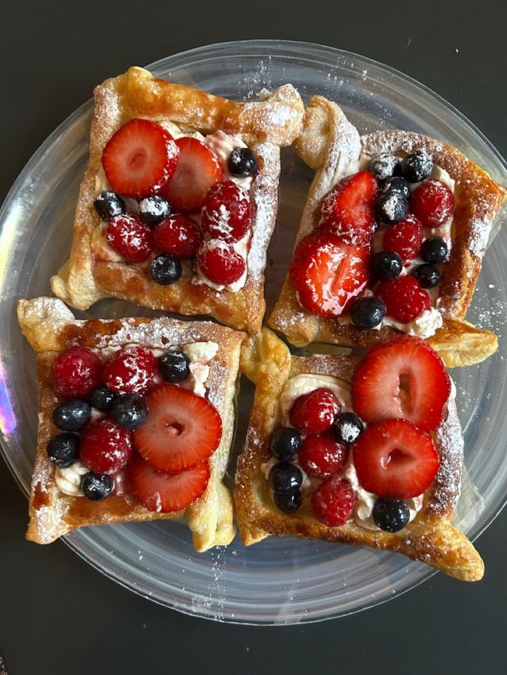 nom_nom_222's tweet image. Strawberry, blueberry and raspberry tarts 🫐 🍓 

They were 10/10 #yummy 😋

#baketwt #foodtwt