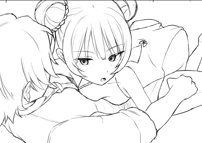 キサキwip2
難しい絡ませ方してて昨日脳みそ結構使った
ちなこれと似た構図がもう一枚あって二倍脳みそ使った 