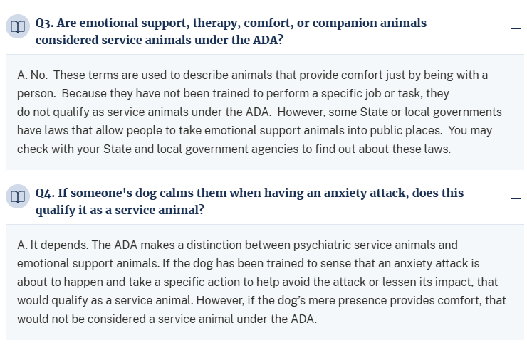 AshArtAI's tweet photo. @JCleverOne @Charlygotyou Taken directly from the ADA FAQ: https://t.co/X4mQRodLVc