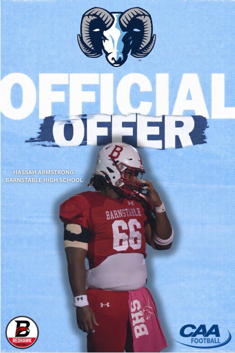 HassahArmstrong's tweet photo. After a remarkable spring practice visit and conversation with @Drake_Jackson52, I’m blessed to announce I’ve received my 3rd Division 1 Offer  from The University Of Rhode Island! #3MoreFeet #AGTG @CoachRMcCormack @CoachJatkola @StableFootball https://t.co/zqQc7XPCWE