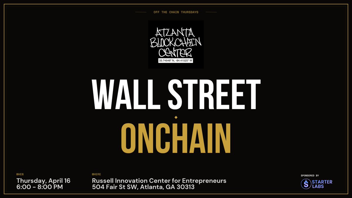 Atlanta Blockchain Center tweet media