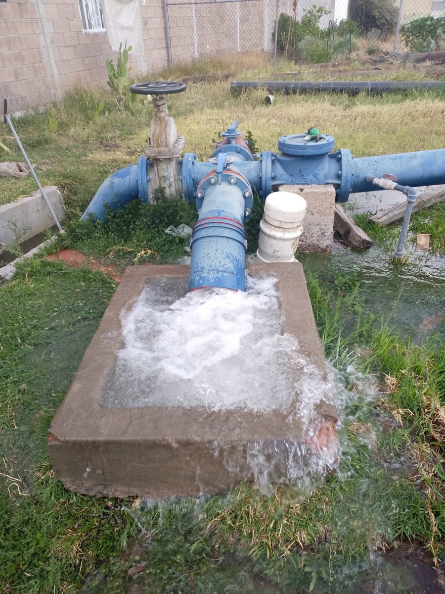 Interapas's tweet photo. 💧 ¡AVISO! 💧

El pozo Nuevo Progreso reanuda su operación; el suministro de agua se regularizará de forma gradual en las colonias que abastece.

#Interapas #AguaPotable https://t.co/yKyHvBZHhF