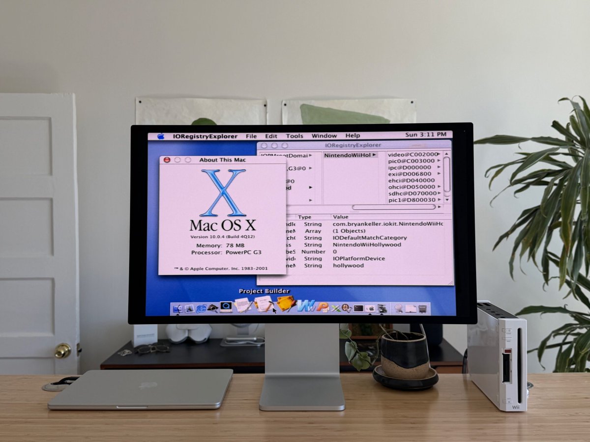 osxdaily's tweet photo. Fun: Get Mac OS X 10.0 Running on Nintendo Wii https://t.co/NUa9p3U445 https://t.co/D0IZPUvKDE