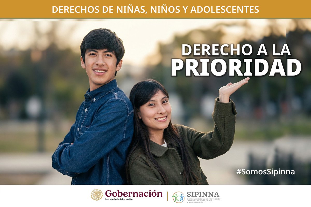 SIPINNA_MX's tweet image. 𝗧𝗨𝗦 𝗗𝗘𝗥𝗘𝗖𝗛𝗢𝗦 𝗦𝗢𝗡 𝗘𝗦𝗣𝗘𝗖𝗧𝗔𝗖𝗨𝗟𝗔𝗥𝗘𝗦. 𝗗𝗘𝗥𝗘𝗖𝗛𝗢 𝗗𝗘 𝗣𝗥𝗜𝗢𝗥𝗜𝗗𝗔𝗗. No es opcional. Es Ley. Decisiones públicas, familiares y sociales deben poner al centro a #niñas, #niños y #adolescentes. Regla clara: ellas y ellos van primero. #SomosSipinna