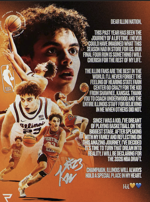 Illini_Guys's tweet photo. Keaton Wagler's message to #Illini Nation: https://t.co/PXjgcUQgLp