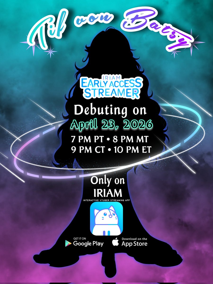 Tif von Batsy ✦ IRIAM pre-debut VTuber tweet media